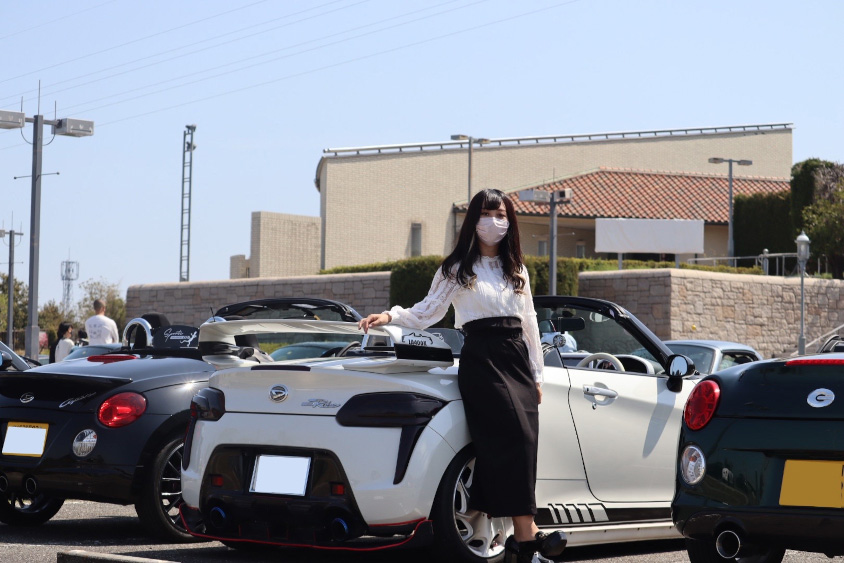 ダイハツのコペンとmioさん