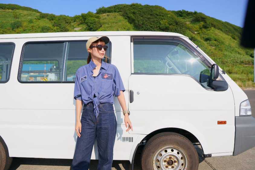 購入当初の日産のバネットバンとりさらいずさん