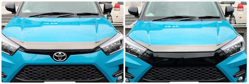 トヨタのライズのフロントグリル