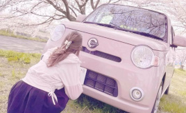 可愛いクルマが好き♡ふわふわで女の子らしいミラココア♡