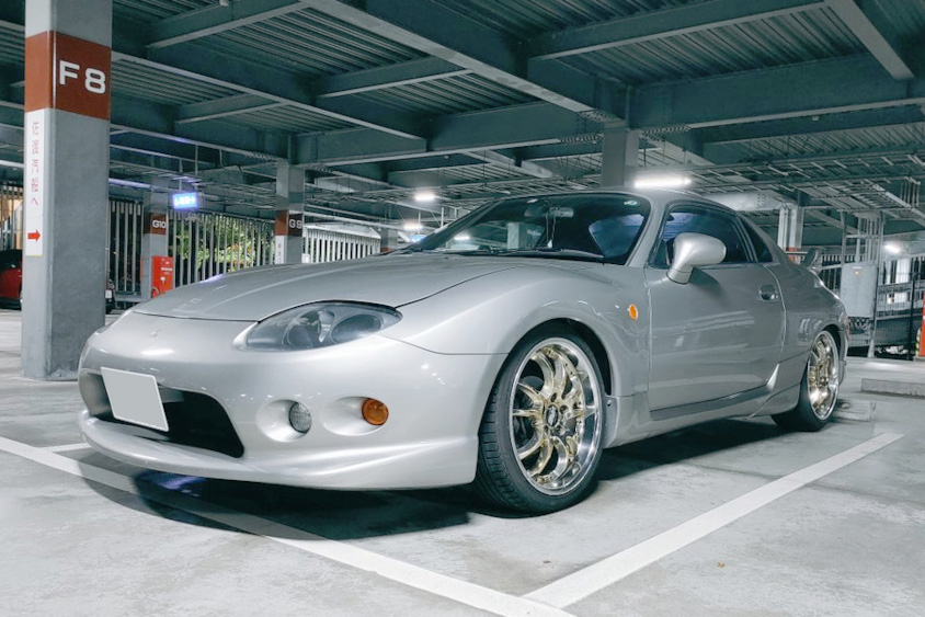 三菱・FTOの左フロント