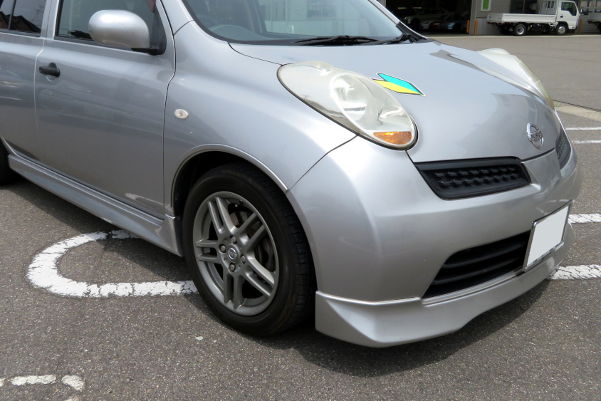 日産・マーチ12SRのエアロ