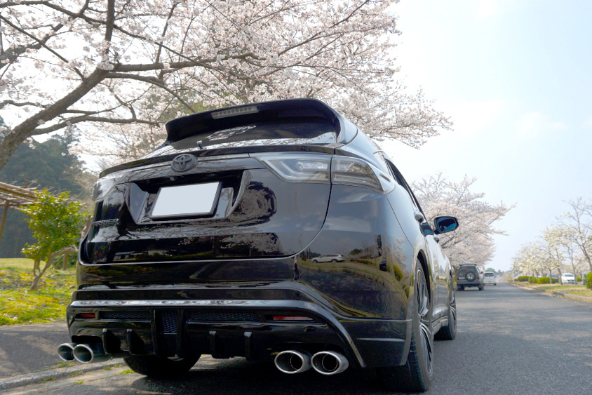 トヨタ・ハリアーのリアビュー