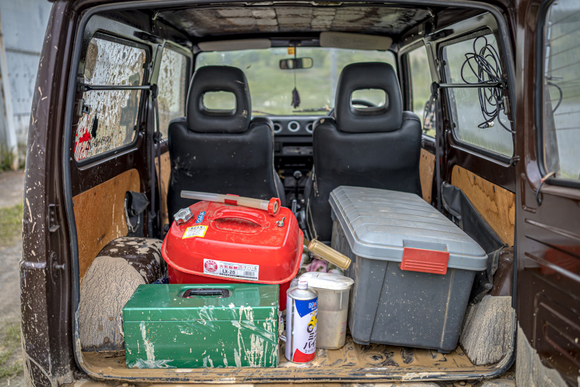 スズキ・ジムニー(SJ30)のラゲージ