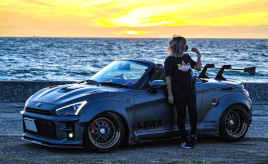 夫婦で考える、GRコペンの個性派カスタム！ 自分達のカスタムを沢山の人に伝えたい