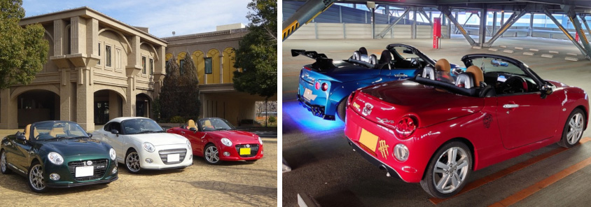 ダイハツ・コペン セロのオフ会の様子