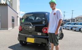 週末はダイハツ・ムーヴラテでロングツーリング。故郷にチームメイトとごはんが待っている