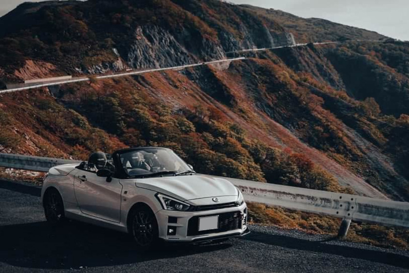 トヨタ・コペンGR SPORTとワインディングロード