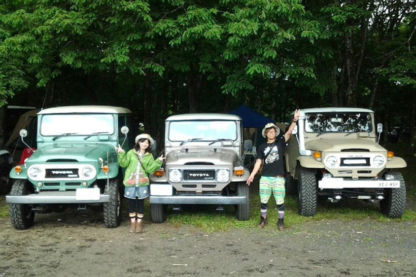 トヨタ・ランドクルーザー40とさとぱんさん