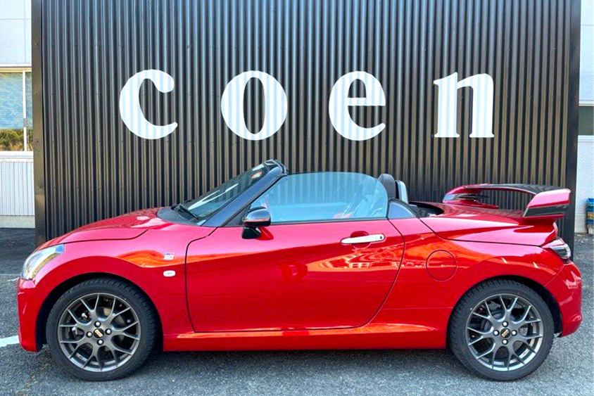 トヨタ・コペンGR SPORTのサイドビュー