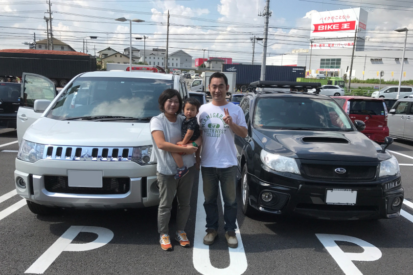 三菱・デリカD:5となべさんご家族