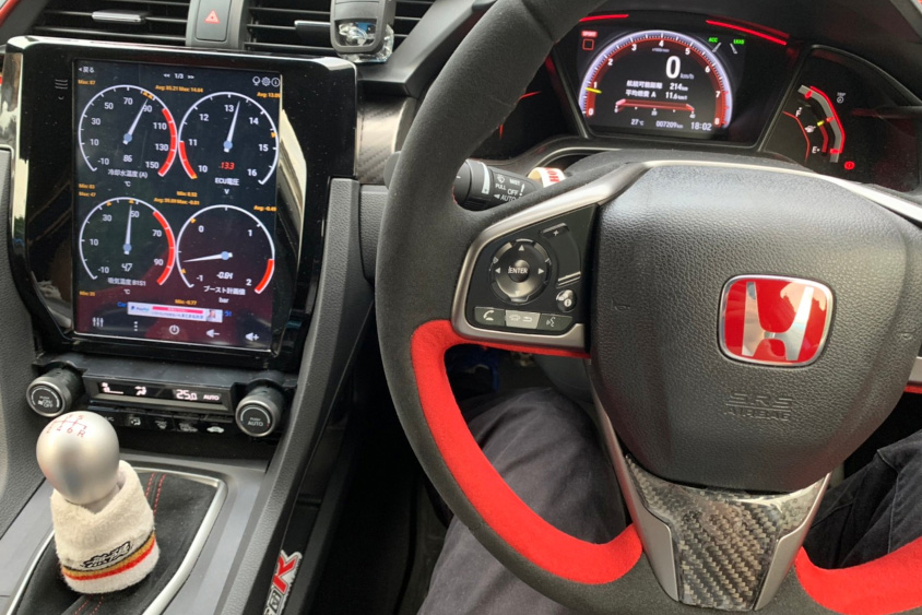 ホンダ・S660 無限RAの縦型DA設置後