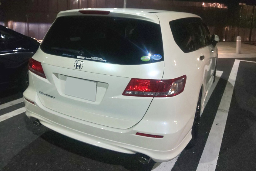 ホンダ・オデッセイ(RB3型)のリアビュー