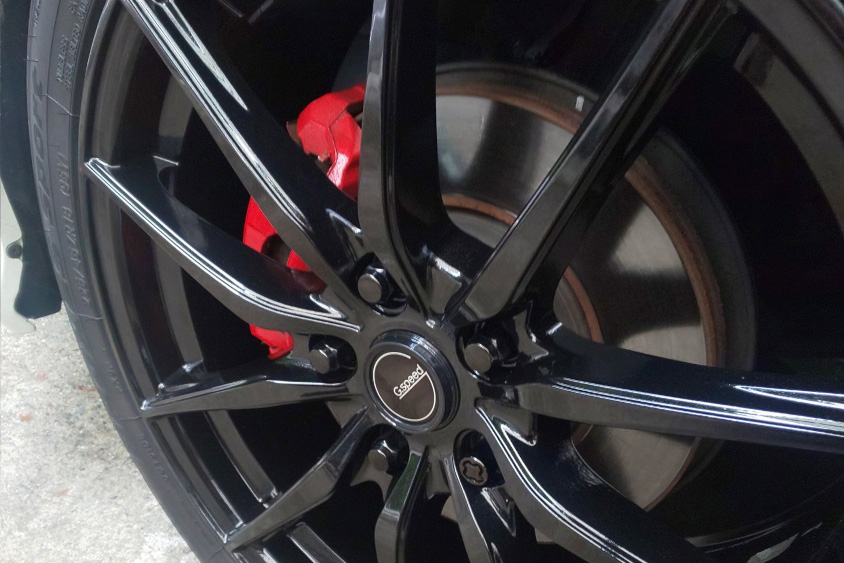 ホンダ・オデッセイ（RB3型）のブレーキキャリパー