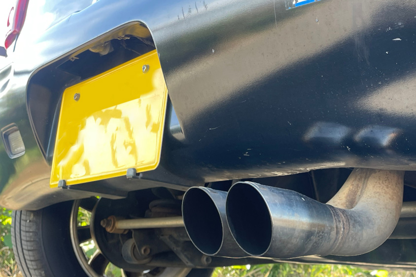 マツダ（オートザム）・キャロル ターボ キャンパストップのナンバープレート