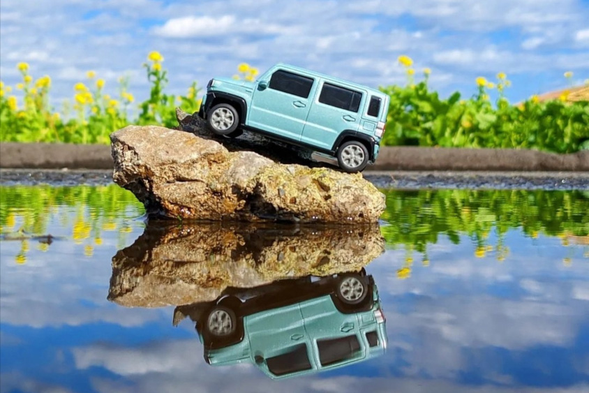 ミニカーのスズキ・ハスラー