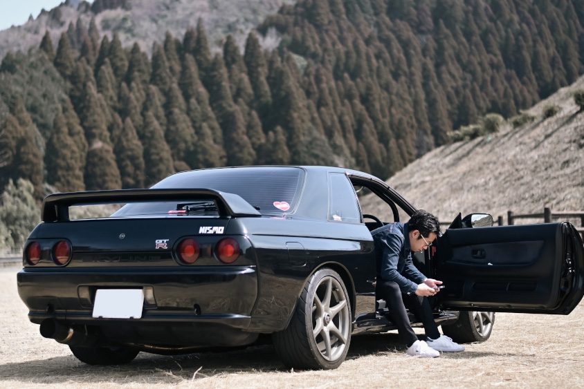 日産・スカイラインGT-R（R32）とオーナーのkirakira_bnr32さん