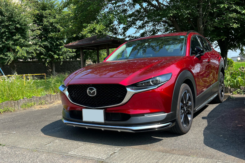 マツダ・CX-30の左フロンビュー