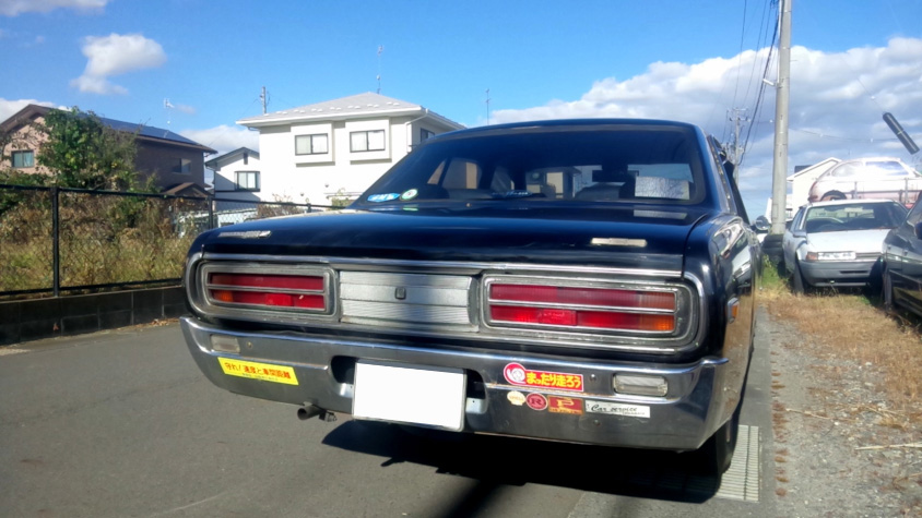 日産・グロリアのリアビュー