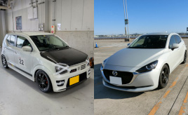 アルトワークスとMAZDA2でサーキットへ！軽く、速くの大好きな愛車