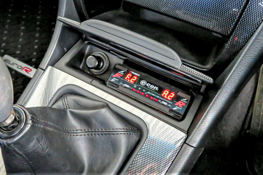 ホンダ・アコードユーロRのセンターコンソール
