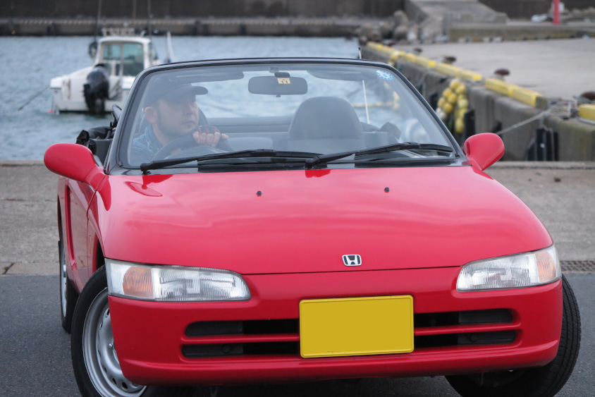 ホンダ・ビートのフロントビュー