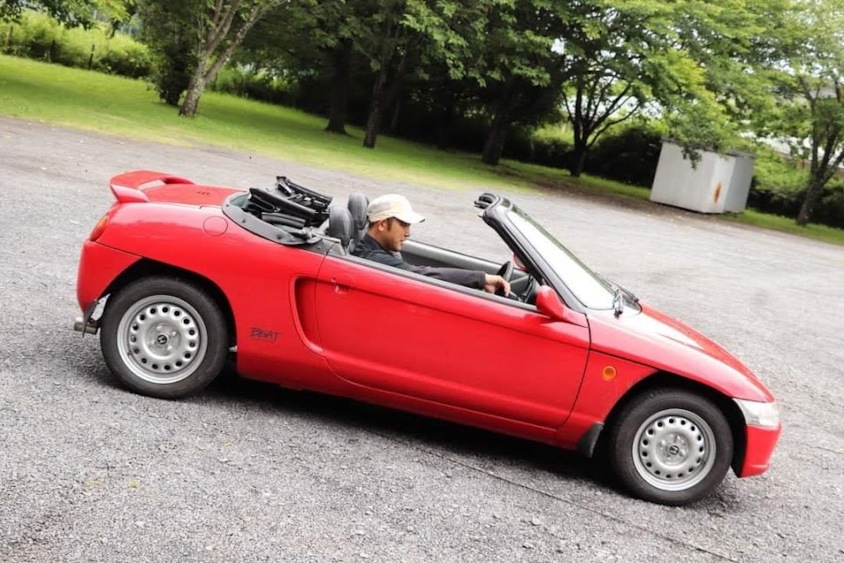 オープンにしたホンダ・ビート