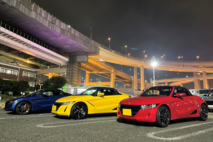 ホンダ・S660のオフミーティングの様子