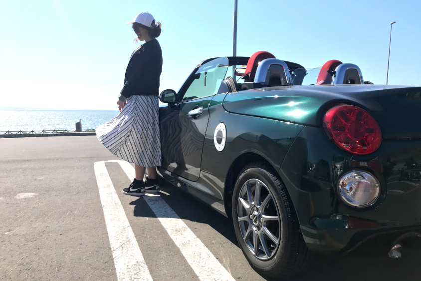 ダイハツ・コペン セロと海