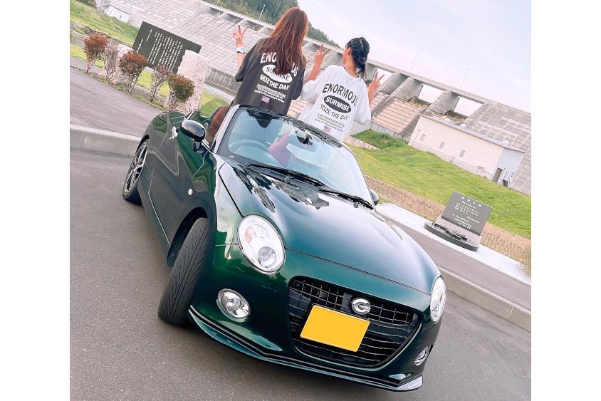 ダイハツ・コペン セロと母娘