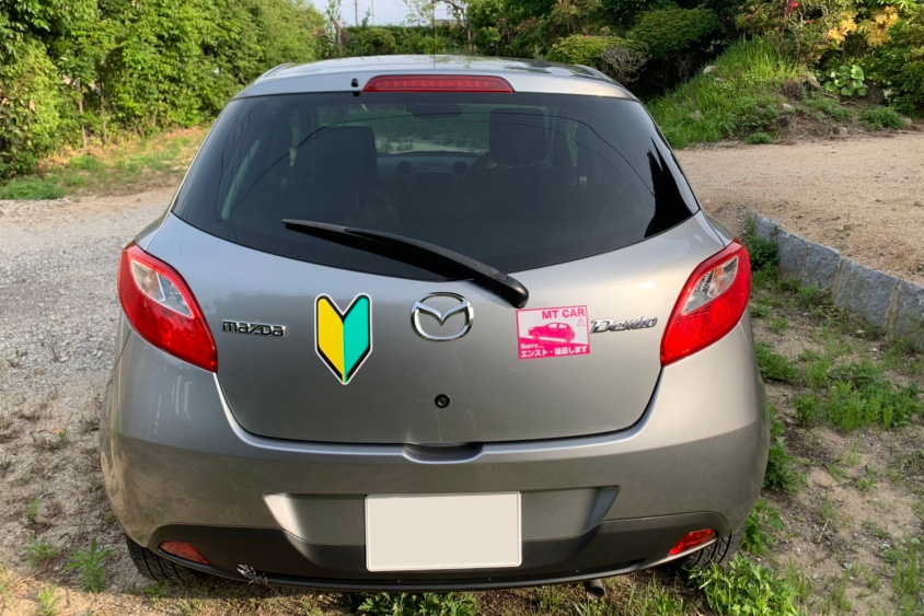 マツダ・デミオのリアビュー