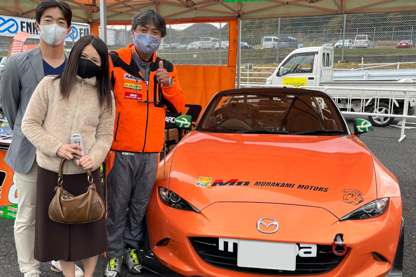 Teiko Shimoyamaさんと村上モータース