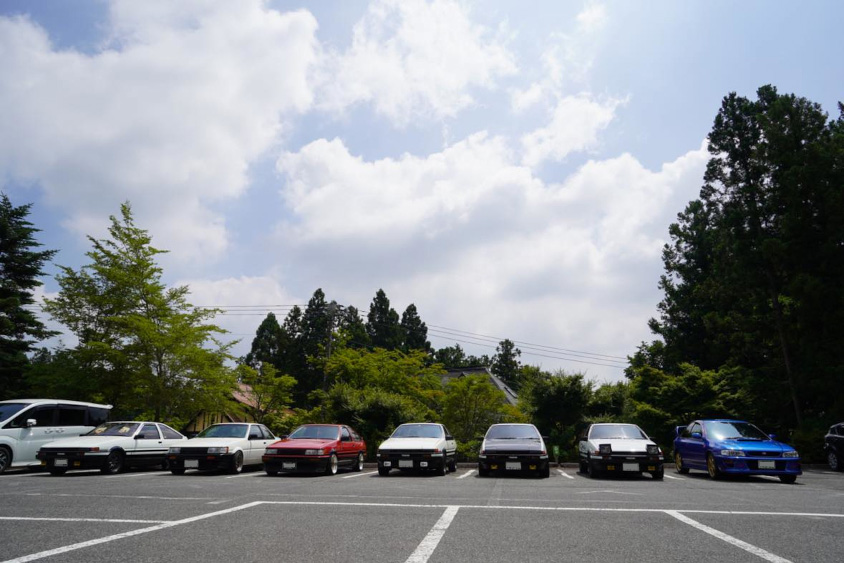 トヨタ・スプリンタートレノ(AE86)のオフミーティング