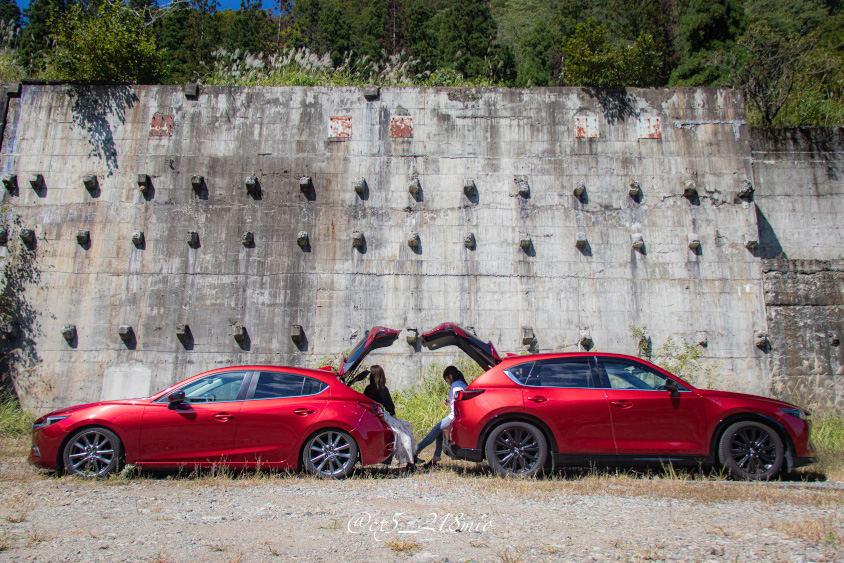 マツダ・CX-5とマツダ3の友達と
