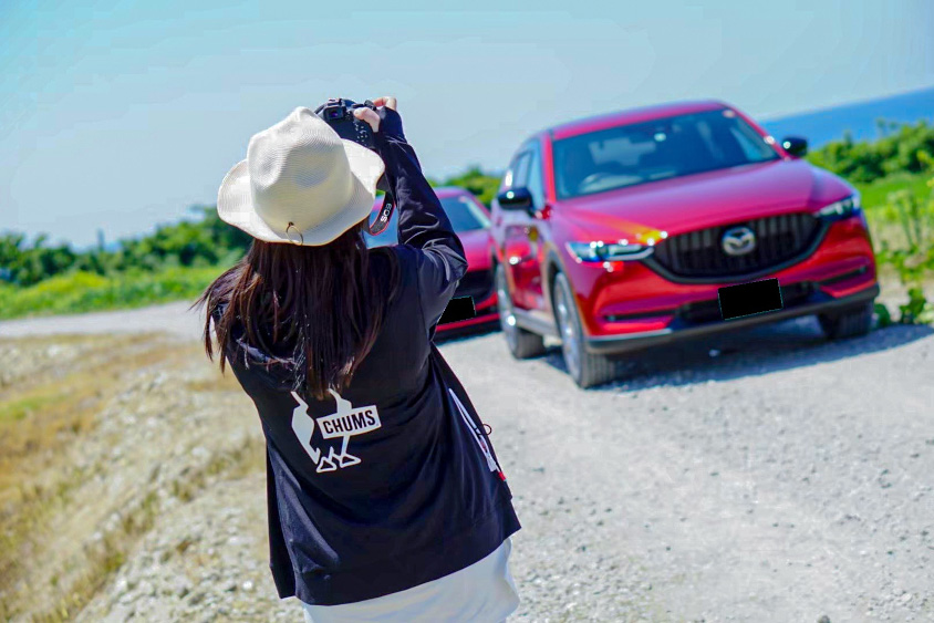 マツダ・CX-5を撮影する「みo」さん