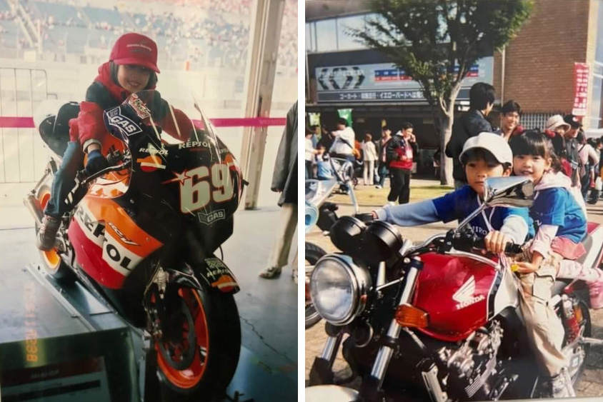 MotoGPを観戦した時の南実千晴さん