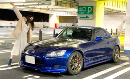 モトクロス→レースクイーン→カートの流れで、ガッツリモータースポーツ女子に！そんな私の愛車、S2000♡