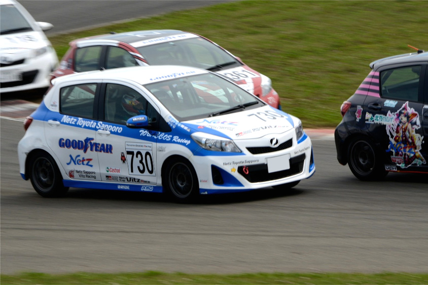 Netz Cup Vitz Raceに出場した本間さん