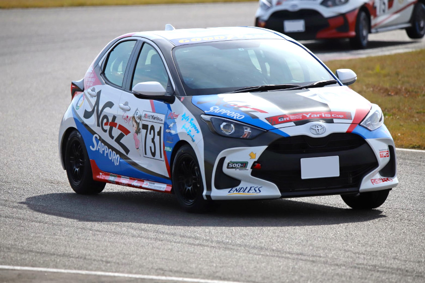 YARIS Cupに出場した本間さん