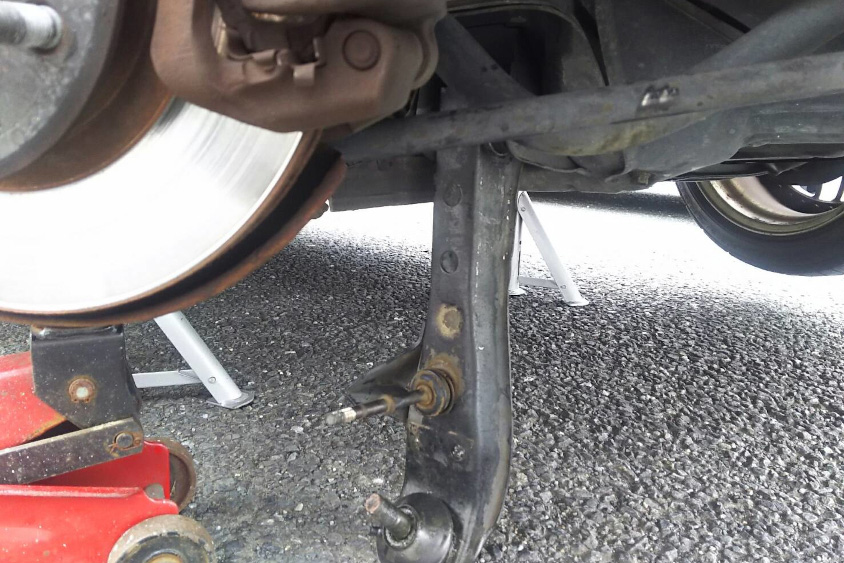 トヨタ・セリカAA63クーペGT-Rのブレーキ回り