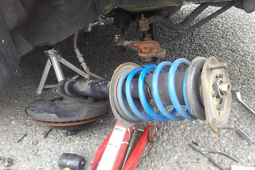 トヨタ・セリカAA63クーペGT-Rの足回り