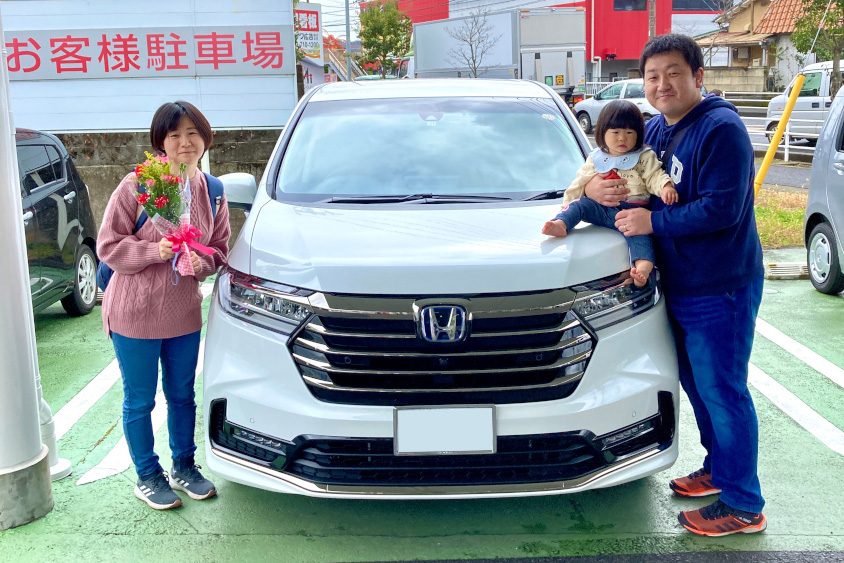 ホンダ・オデッセイの納車時