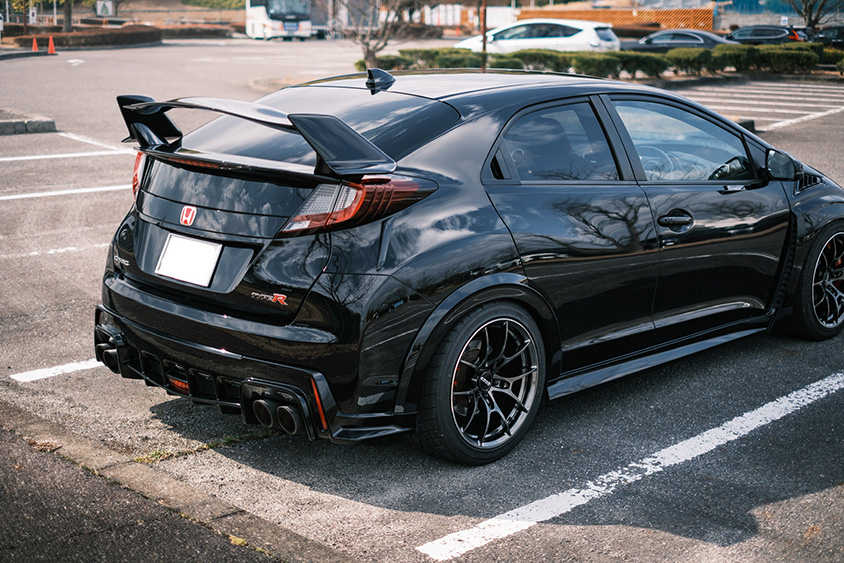 ホンダ・シビック タイプR（FK2）のリアビュー