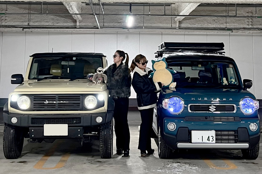 スズキ・ハスラーとスズキ・ジムニー