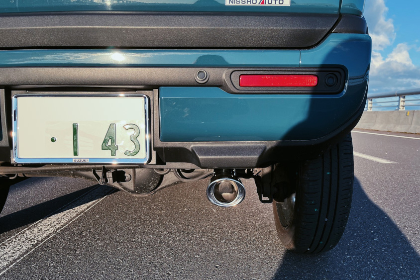 スズキ・ハスラーのナンバープレート