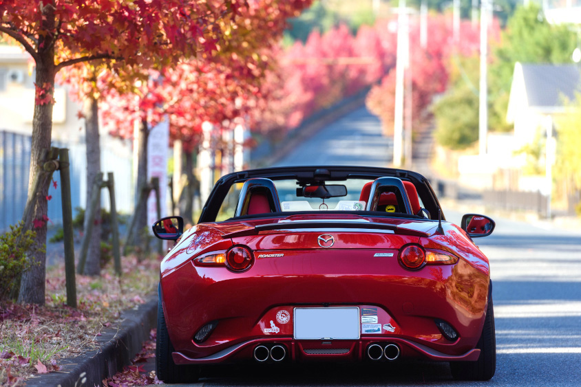 マツダ・ロードスターのリヤビュー