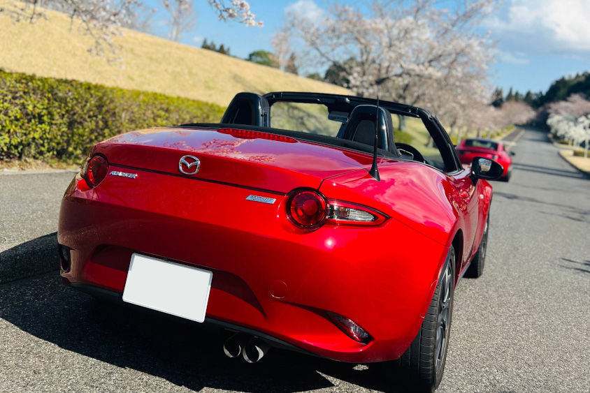 マツダ・NDロードスターのリアビュー