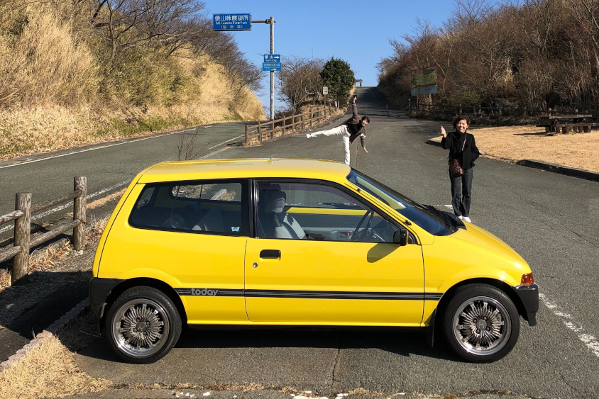 ホンダ・トゥデイの右サイドビュー