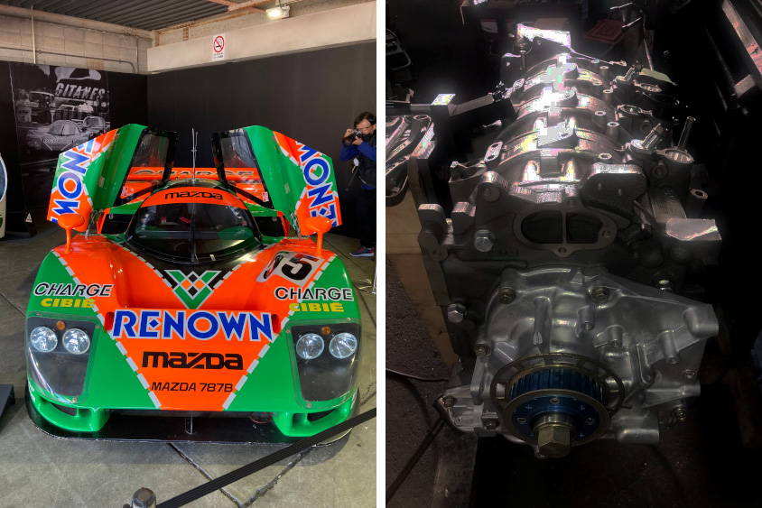 マツダ・787Bとそのレプリカエンジン
