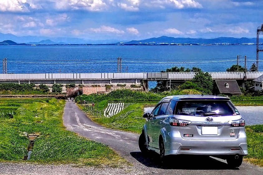 トヨタ・ウィッシュのリアビュー